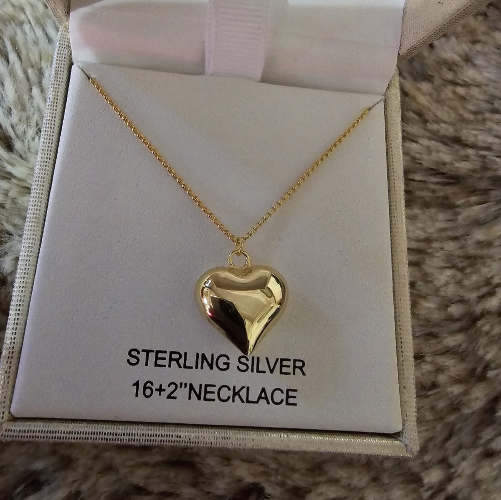Rachel Zoe Solid Heart Necklace - Picture 2 of 3